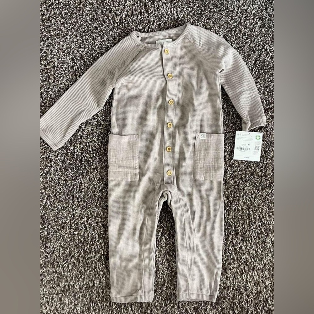18M little planet organic baby romper-NWT